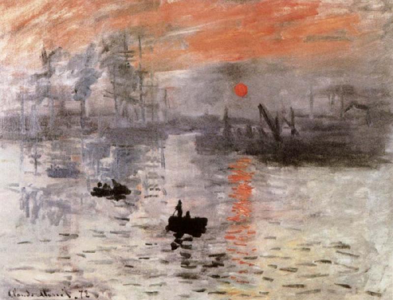 Claude Monet Impresstion Sunrise